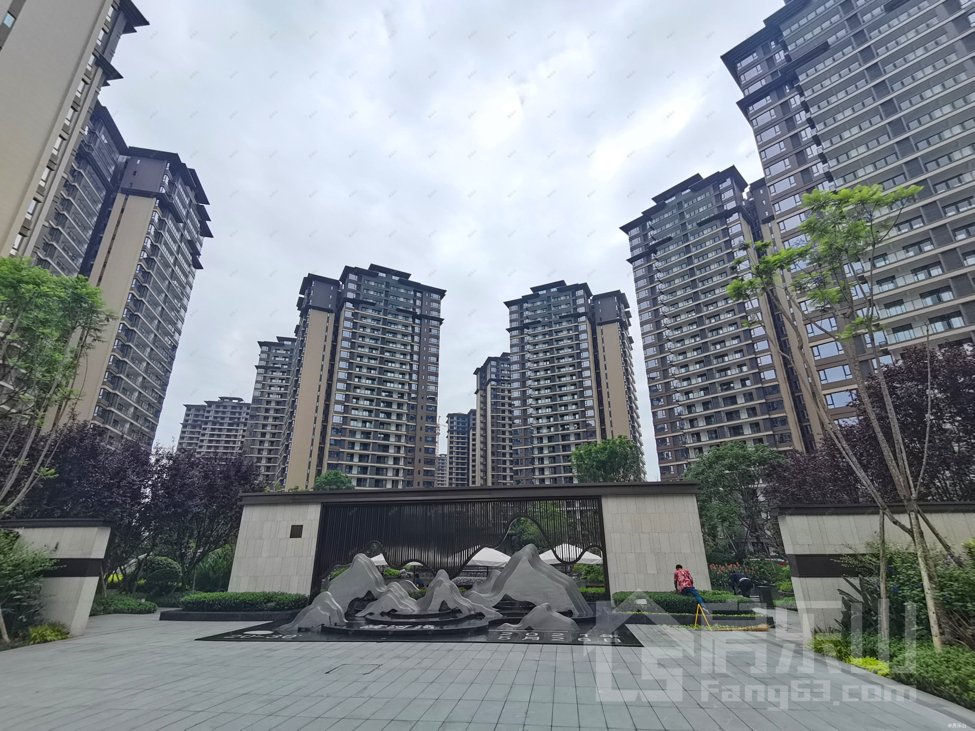 邦泰大渡河府滨河湾实景图