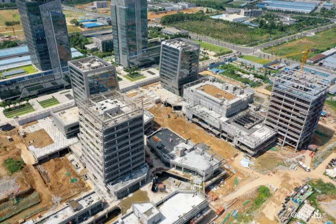 智创SOHO、智能楼、智乐街5月工程进度图