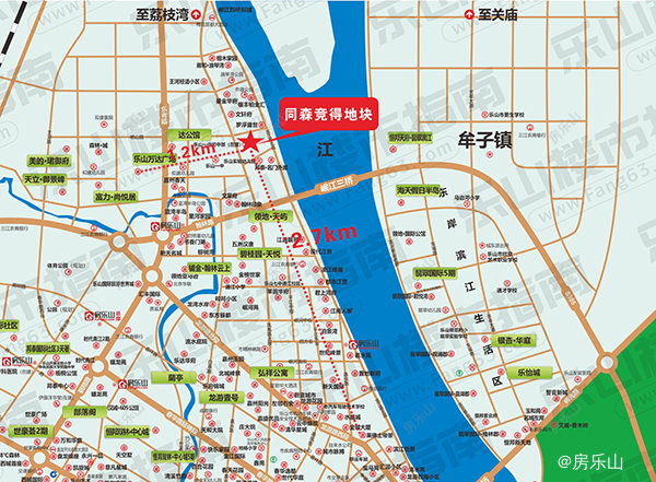 同森锦樾一号区位图