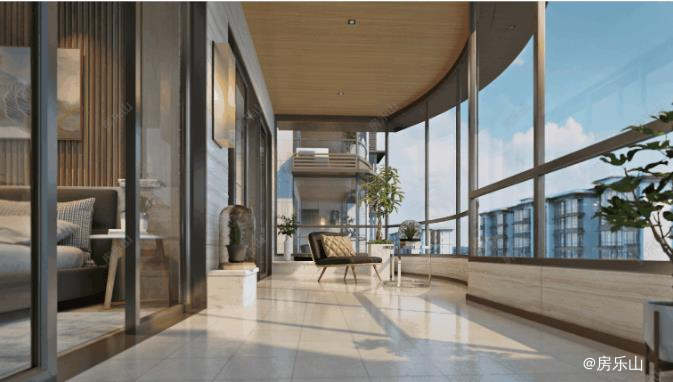 阳光玖著阳台效果图