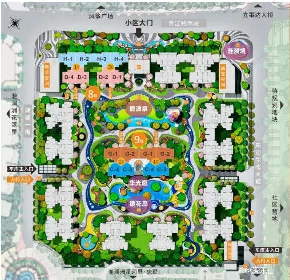 滟澜洲芳华里总平图