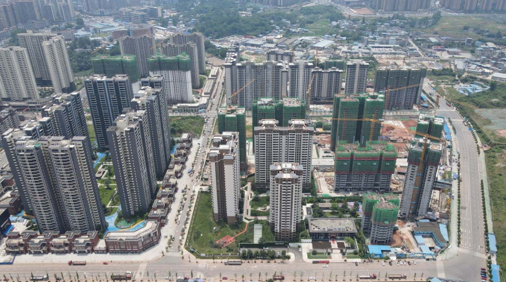 乐山城北楼盘实景拍摄 乐山城北楼盘实景拍摄
