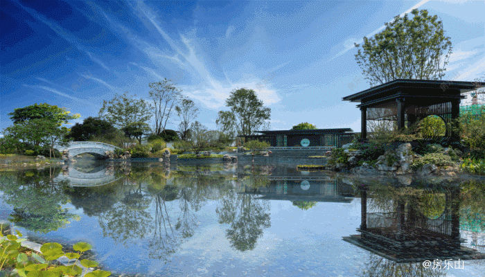 [邦泰滨河湾园林实景]