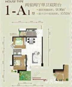 名门外滩1-A1户型