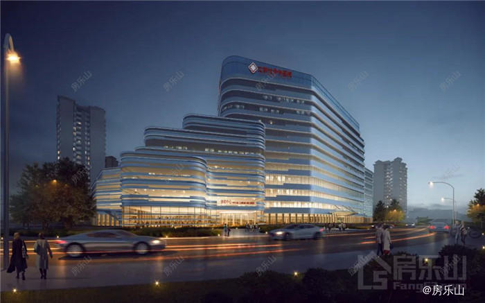 立事达康养园区内的医院效果图