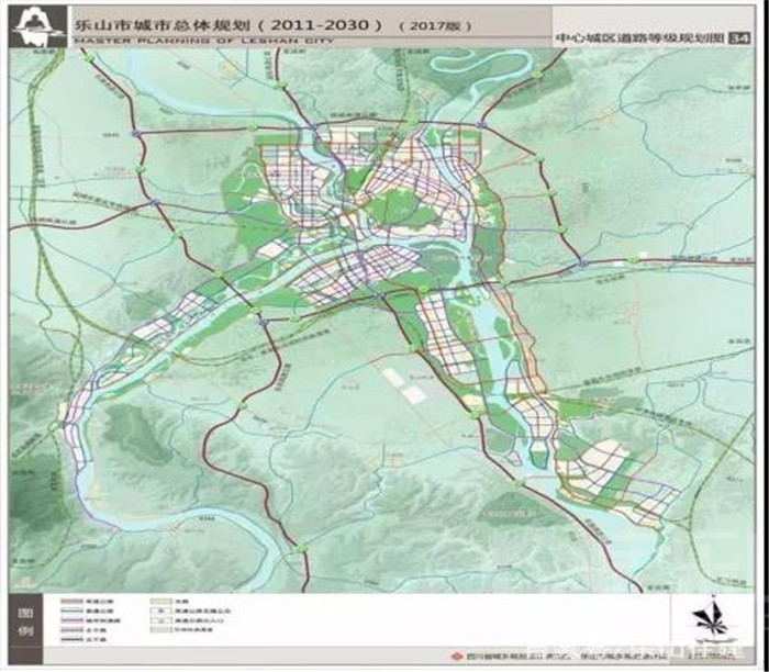 乐山城市规划图