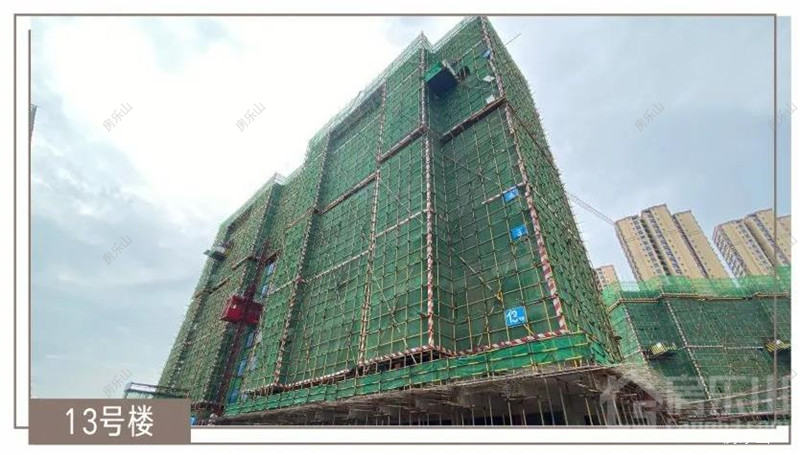 滨江花园城2021年8月工程进度实拍图