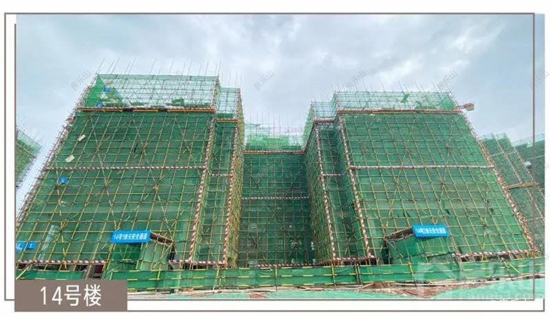 滨江花园城2021年8月工程进度实拍图