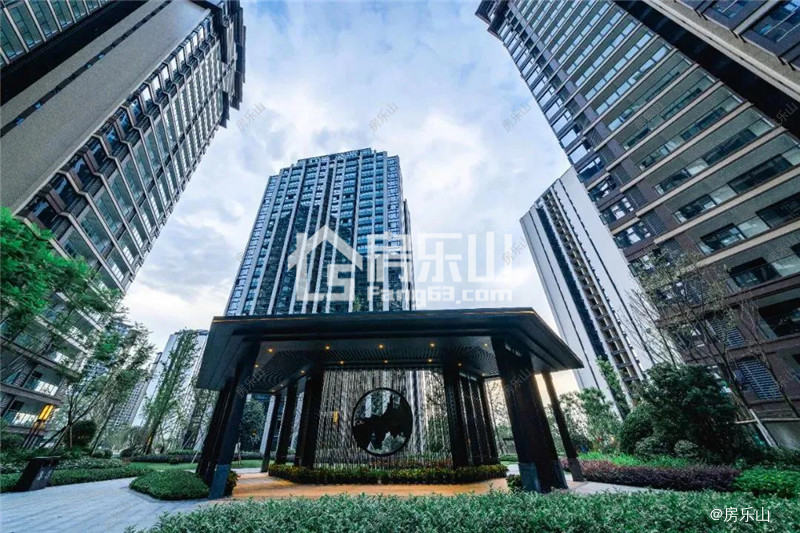 邦泰大渡河府园林实景图