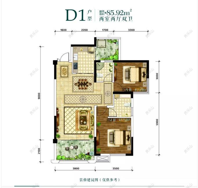 东城丽景户型图 东城丽景户型图