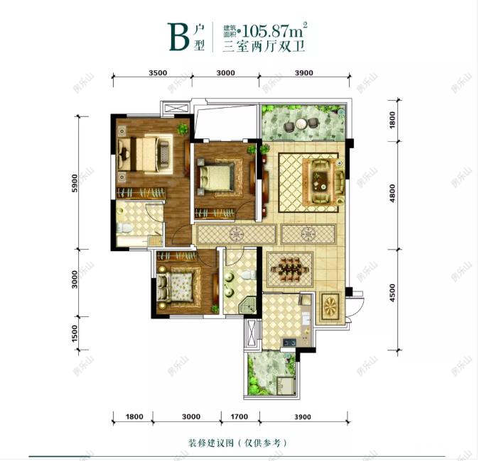 东城丽景户型图 东城丽景户型图