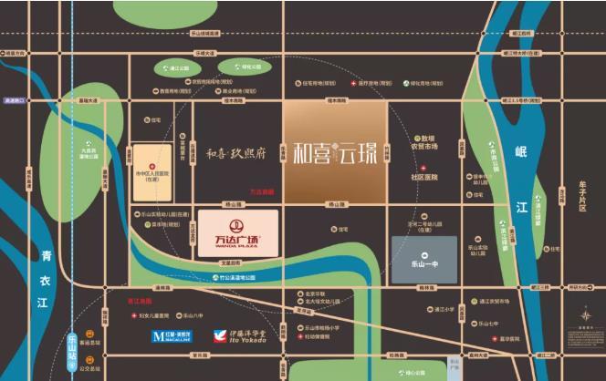 和喜云璟区位图