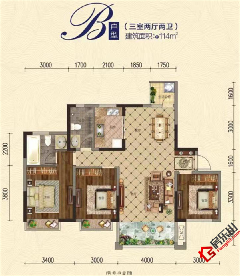 华泰阳光里户型图