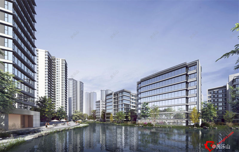同森锦樾1号湖景效果图
