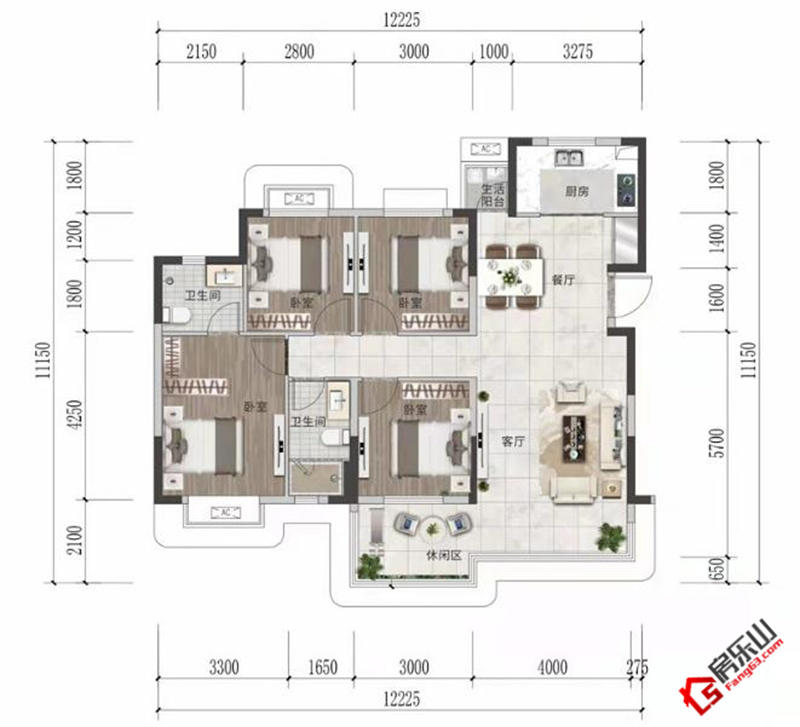 和喜云璟B1户型图