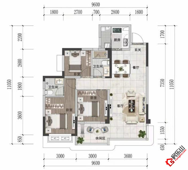 和喜云璟D1户型图