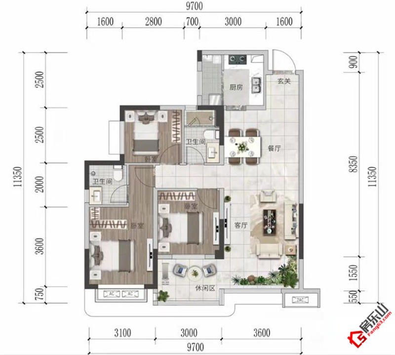 和喜云璟D4户型图