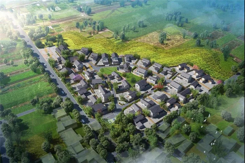 五通桥区金粟镇双漩村农灾后重建效果图 五通桥区金粟镇双漩村农灾后重建效果图