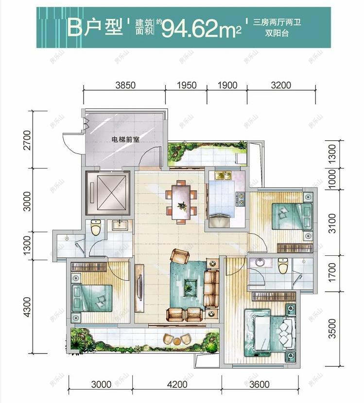 云上时光户型图