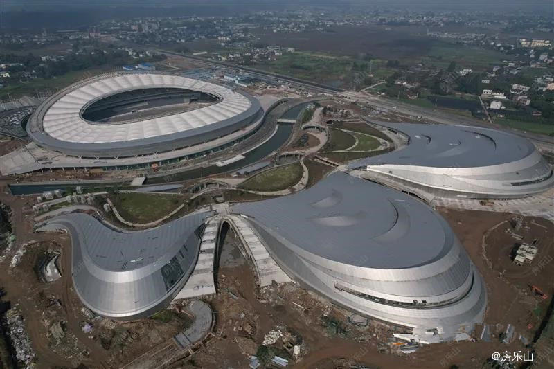 乐山市奥林匹克中心工程进度
