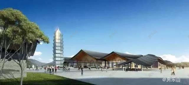 乐山大佛南游客中心效果图