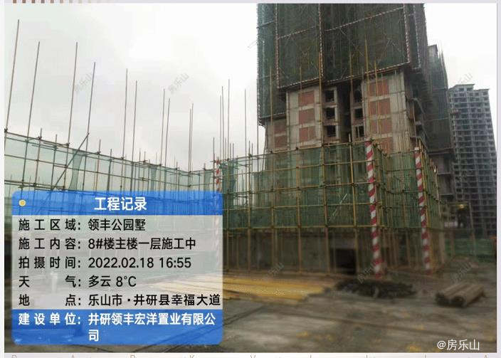 领丰公园墅工程进度图