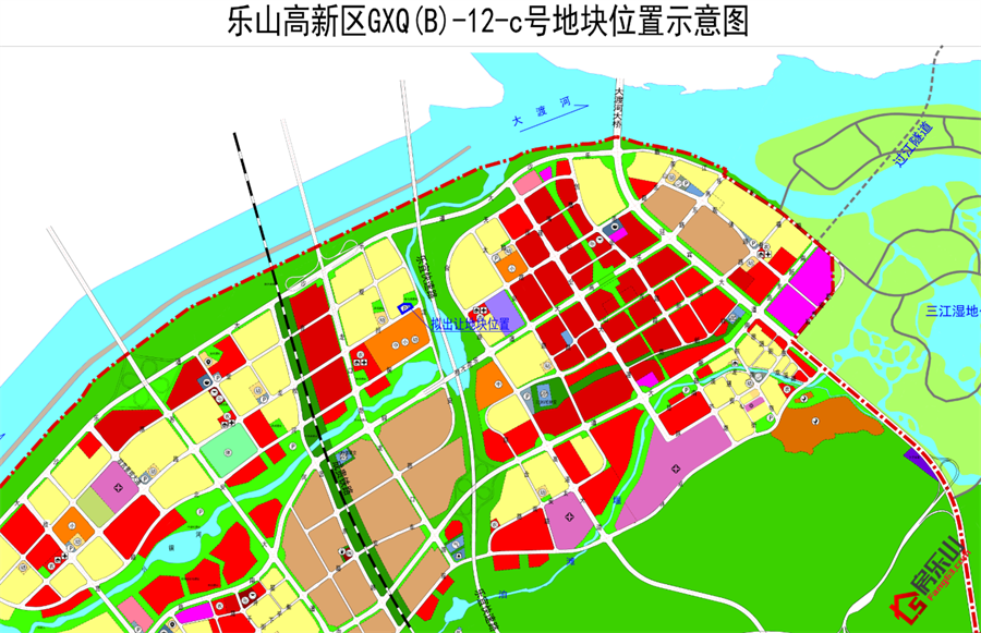 乐山高新区规划图图片