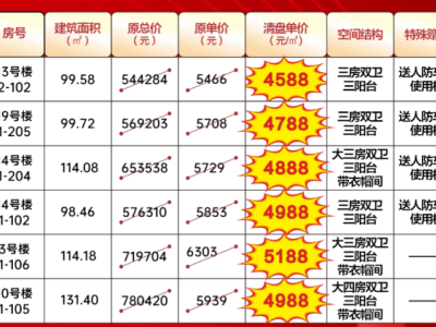 乐山滨河湾清盘特价房源，三房双位+送车位仅47.8万元！