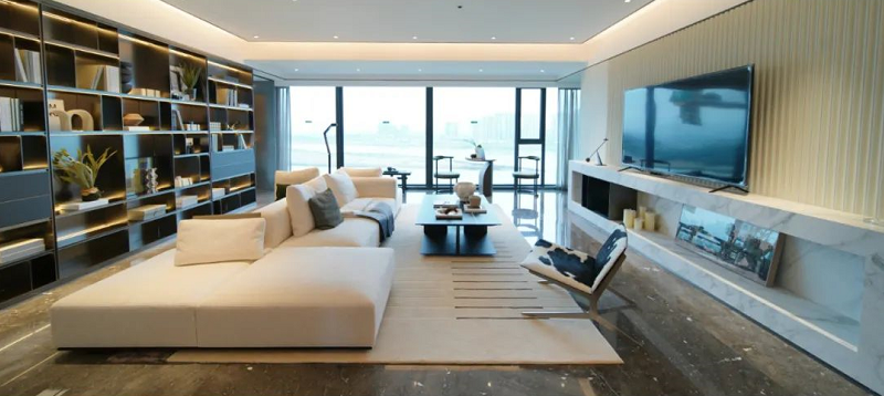 每一栋皆拥有堪比汤臣一品的瞰江视野,造就一线瞰江的江景豪宅屹立