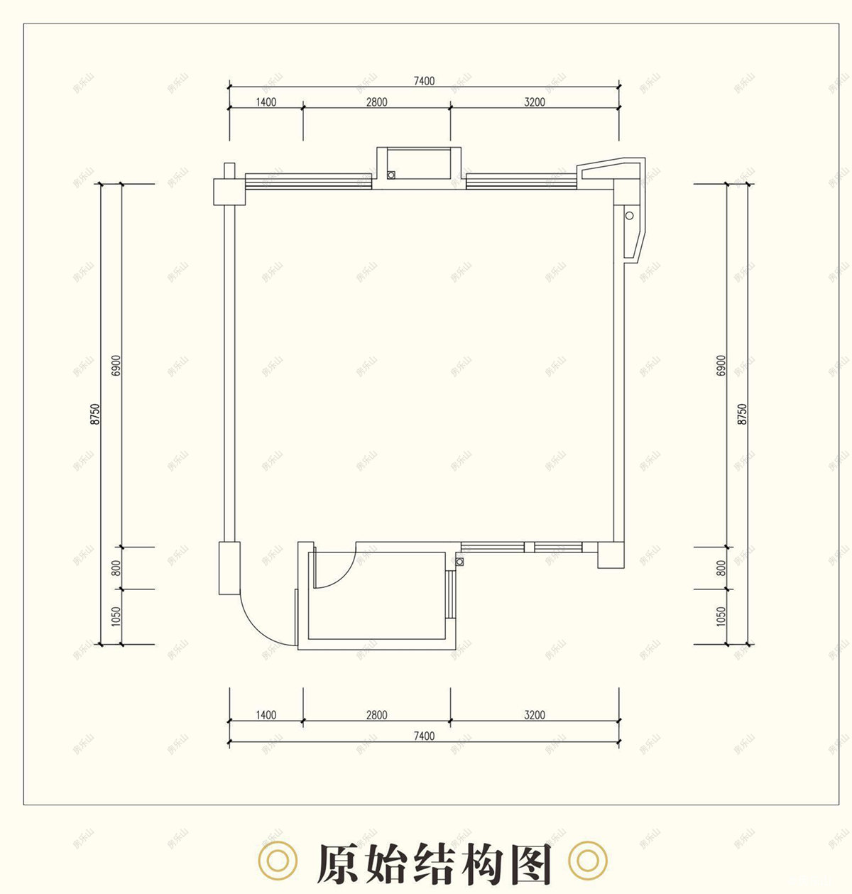 C3户型原始结构