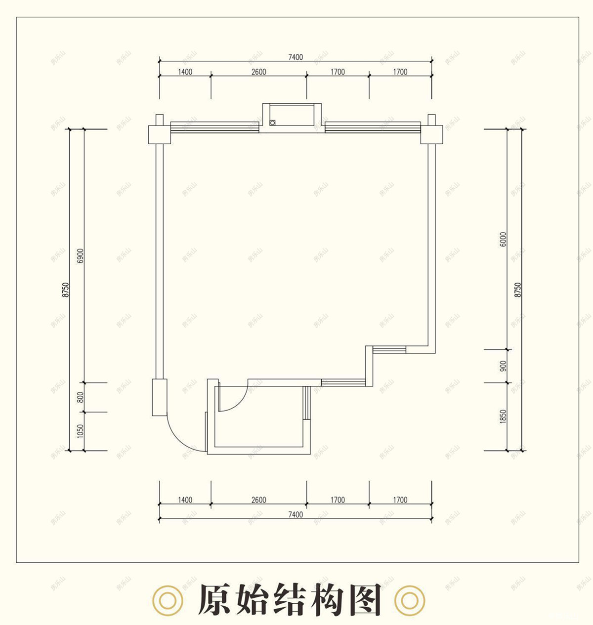 C2户型原始结构