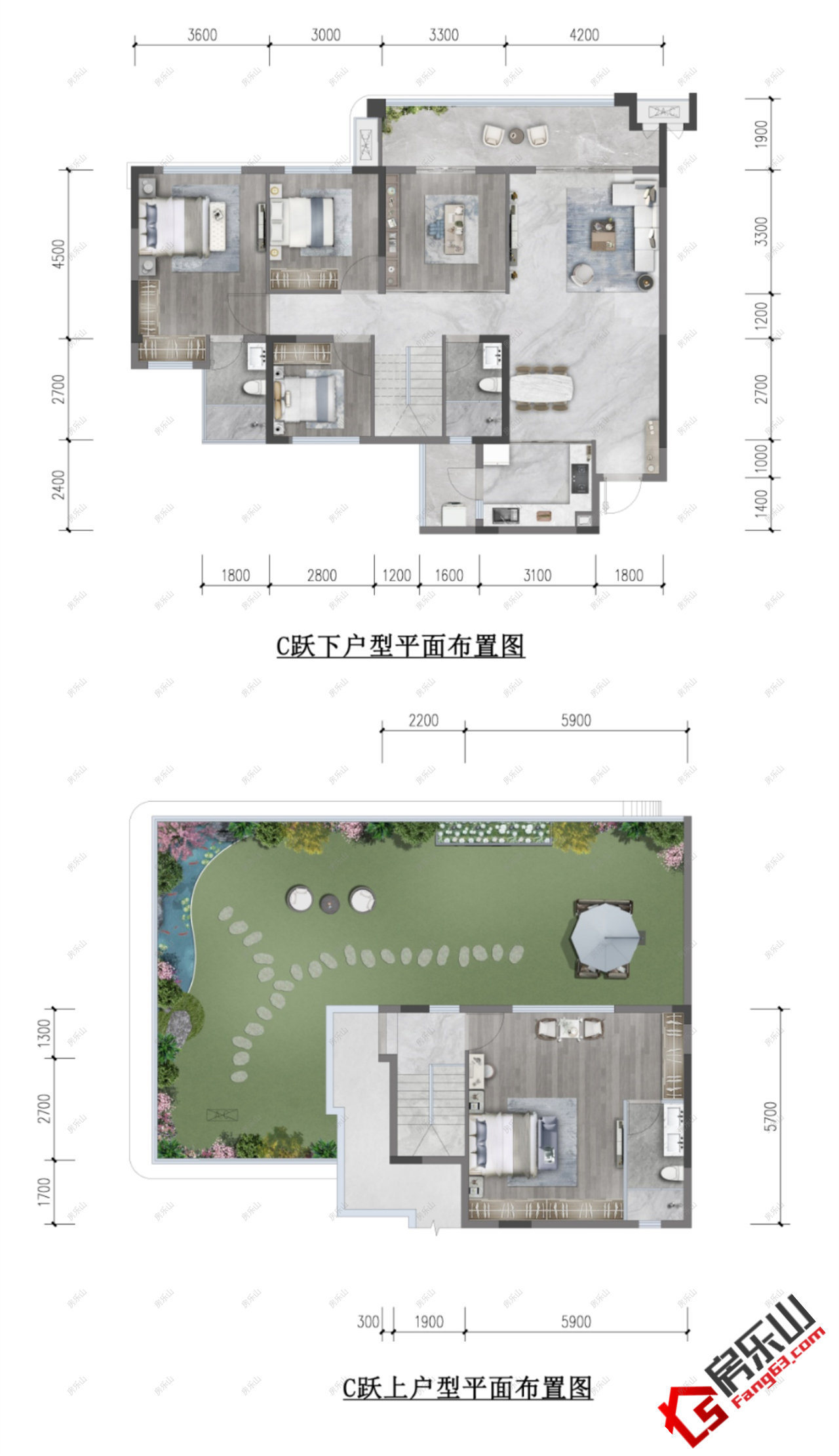 C跃 - 4室2厅3卫1阳台