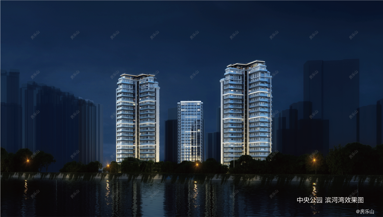 中央公园滨河湾效果图