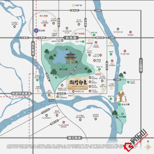 斑竹印象区位图