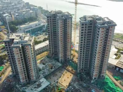 2025年1月 五通桥国众江心岛项目最新工程进度播报