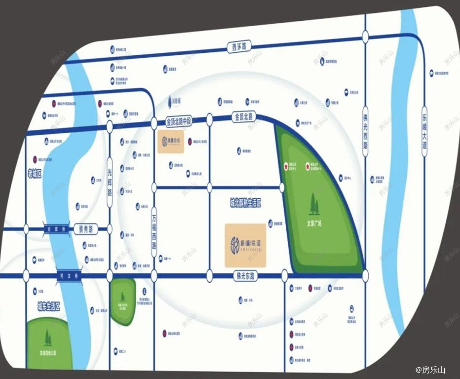 峨眉悦居区位图