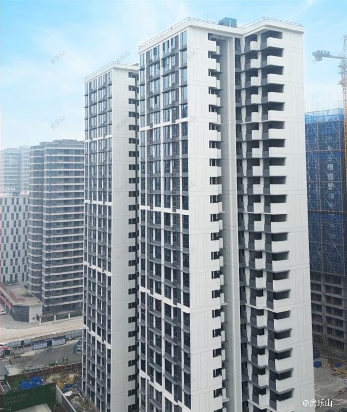 中央公园滨河湾1月工程进度现场实拍图